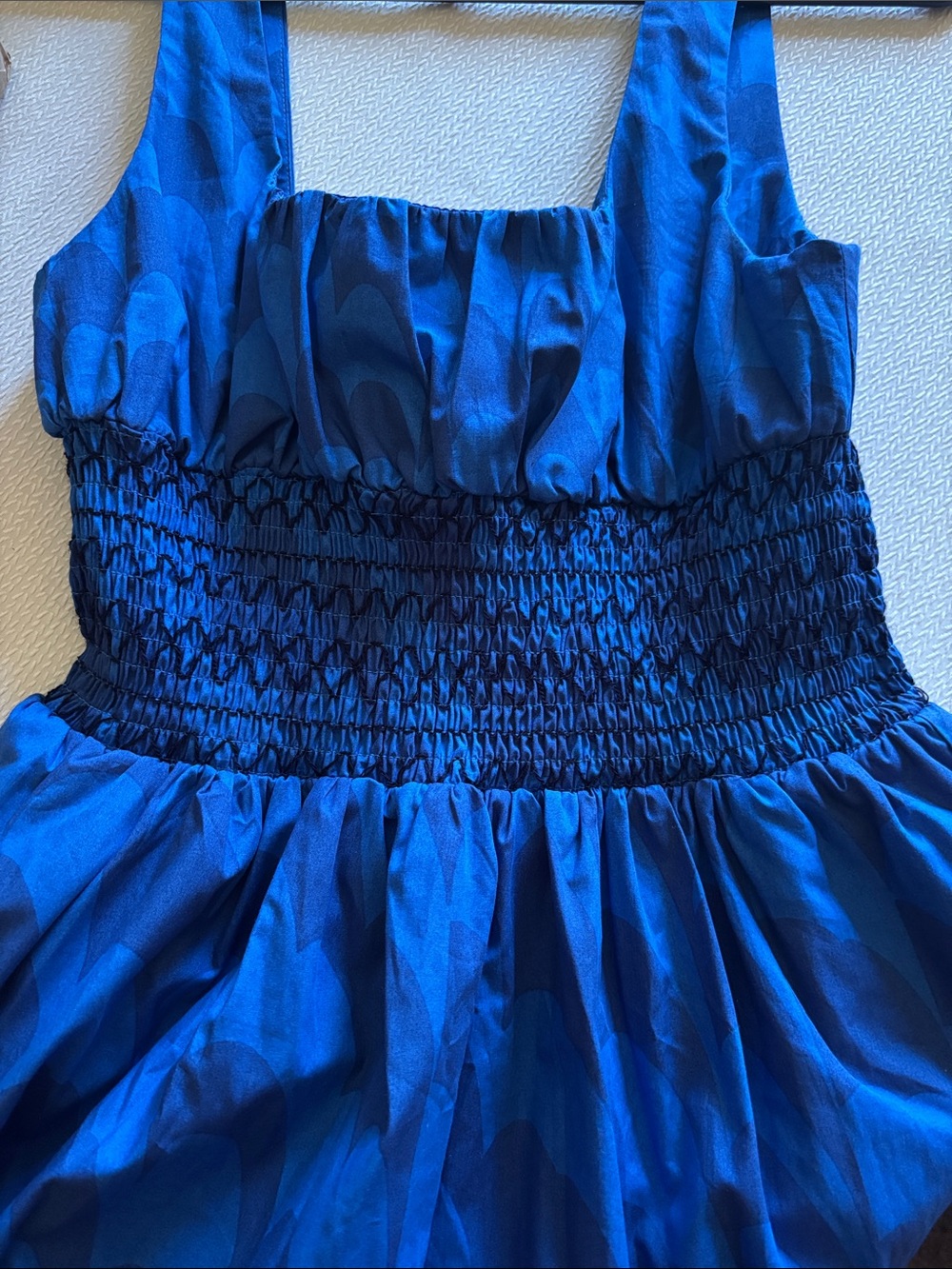 Blue Patterned Dress - Picture 3 of 5